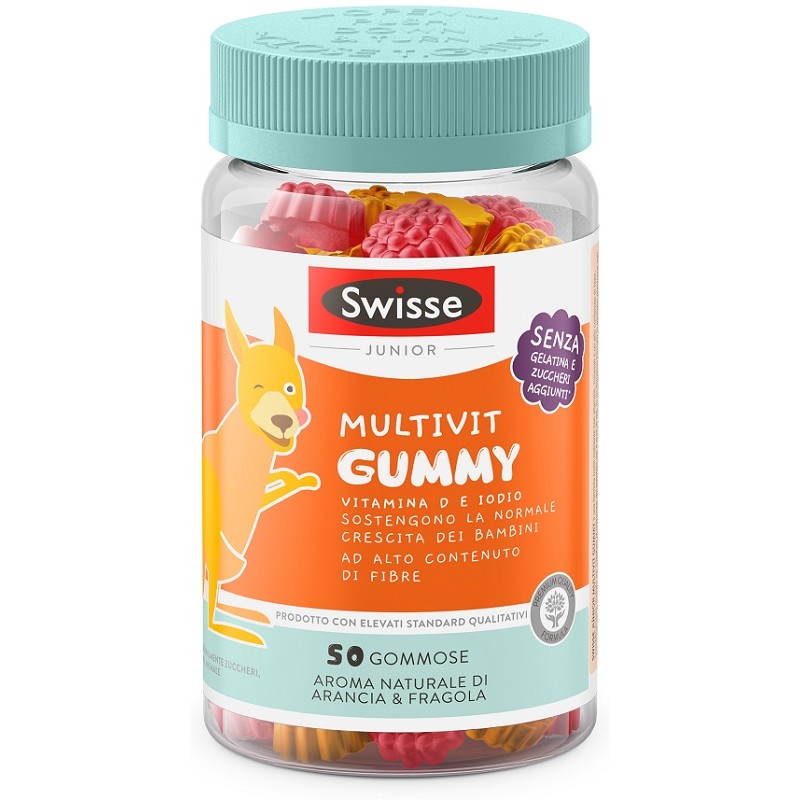 Health And Happiness It. Swisse Junior Multivit Gummy 50 Pastiglie Gommose