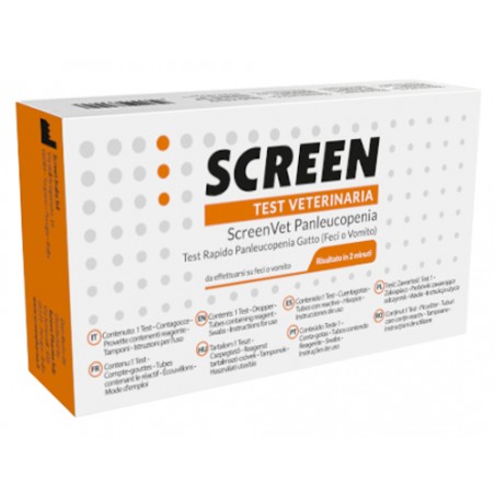 Screen Italia Screenvet Test Rapido Veterinaria Panleucopenia Feci/vomito Gatto