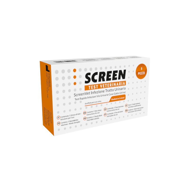 Screen Pharma S Screenvet Test Rapido Infezione Tratto Urinario Cane E Gatto