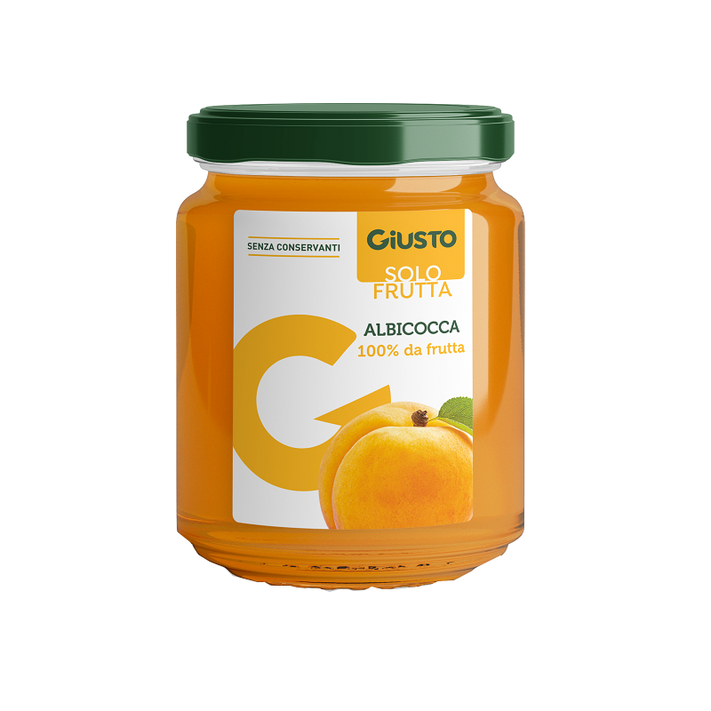 Farmafood Giusto Solo Frutta Marmellata Albicocche 284 G