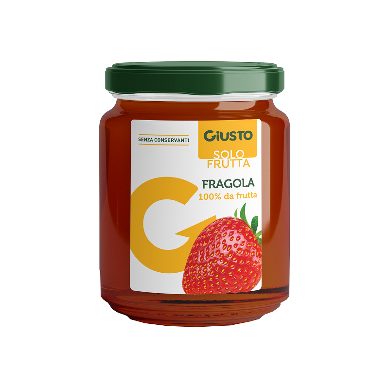 Farmafood Giusto Solo Frutta Marmellata Fragole 284 G