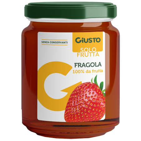 Farmafood Giusto Solo Frutta Marmellata Fragole 284 G