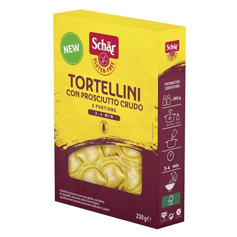 Dr. Schar Schar Tortellini Con Prosciutto Crudo 250 G