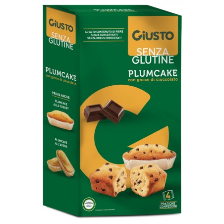 Farmafood Giusto Senza Glutine Plumcake Con Gocce Di Cioccolato 160 G