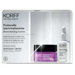 Korff Protocollo Cofanetto Biorevitalizzante 1 Biorevitalizing Ha Siero Viso 30 Ml + 1 Lifting 40-76 Crema Gel Viso 50 Ml