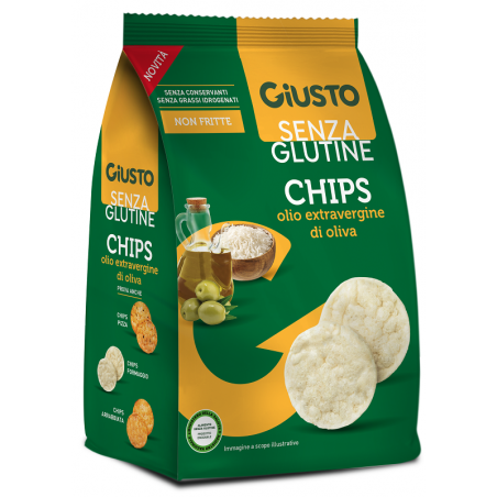 Farmafood Giusto Senza Glutine Chips Olio Extravergine Di Oliva 40 G