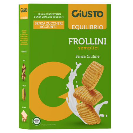 Farmafood Giusto Senza Glutine Frollini Semplici 250 G