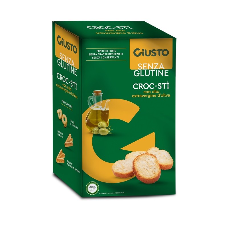 Farmafood Giusto Senza Glutine Croc-sti' Con Olio Extravergine D'oliva 100 G