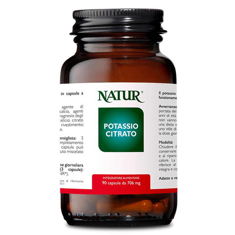 Natur Potassio Citrato 90 Capsule