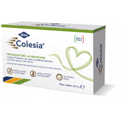 Confezione da 60 capsule soft gel di Colesia della Ibsa Farmaceutici