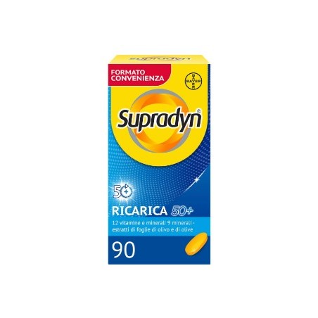 90 compresse rivestite di Supradyn Ricarica 50+ da Bayer