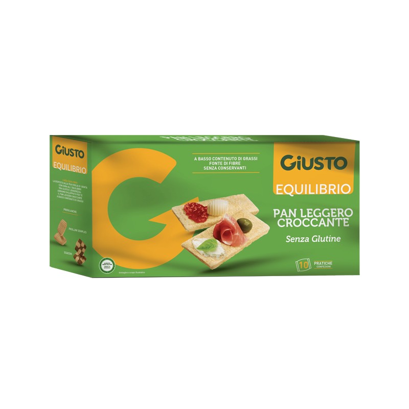 Farmafood Giusto Equilibrio Senza Glutine Pan Leggero Croccante 250 G