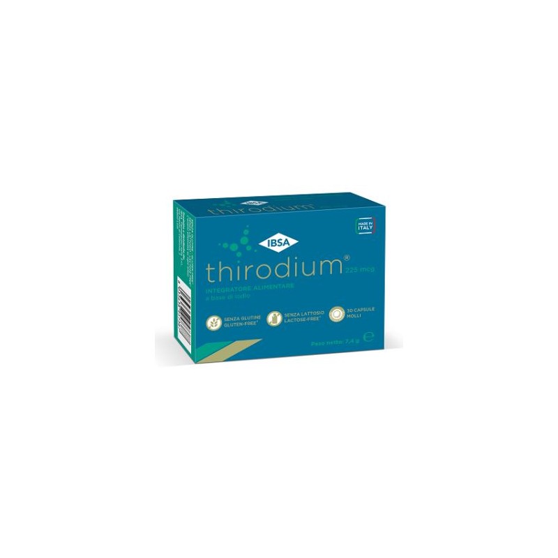 Ibsa Farmaceutici Italia Thirodium 225mcg 30 Capsule Molli