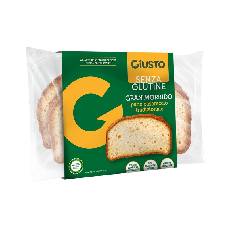 Farmafood Giusto Senza Glutine Gran Morbido Pane Casareccio 200 G