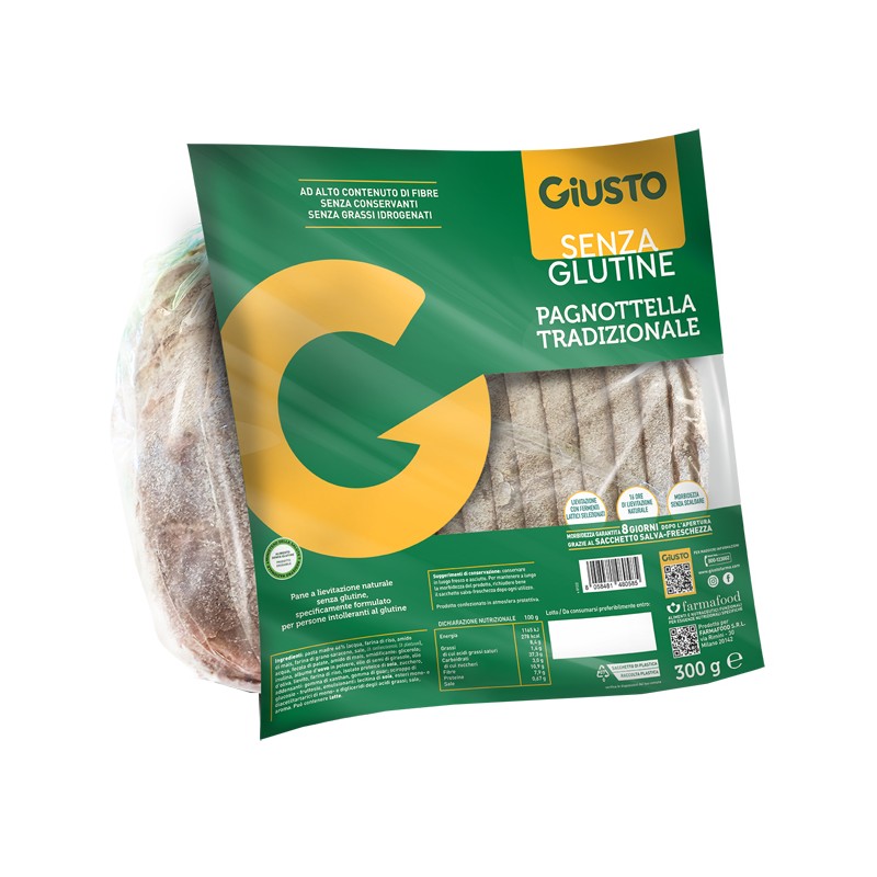 Farmafood Giusto Senza Glutine Pagnottella 300 G