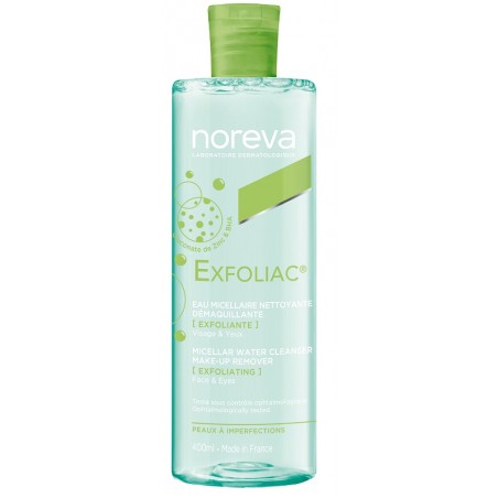 Noreva Italia Exfoliac Acqua Micellare Detergente Struccante Esfoliante 400 Ml