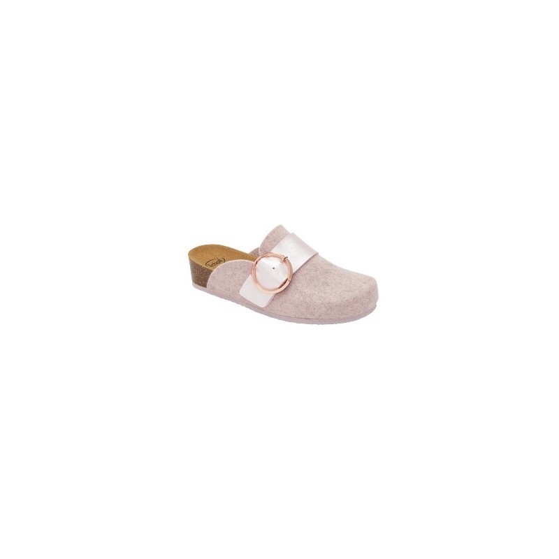 Scholl Shoes Calzatura Amalfi Clog Recycled Felt+synthetic Woman Pink Feltro Riciclato + Similpelle 37