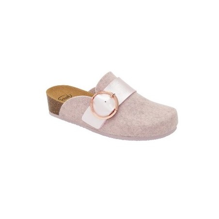 Scholl Shoes Calzatura Amalfi Clog Recycled Felt+synthetic Woman Pink Feltro Riciclato + Similpelle 37