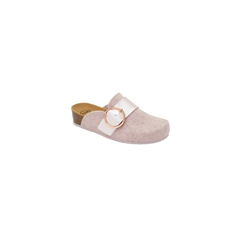 Scholl Shoes Calzatura Amalfi Clog Recycled Felt+synthetic Woman Pink Feltro Riciclato + Similpelle 38