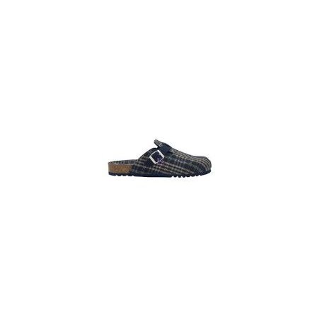 Scholl Shoes Calzatura Amiata Man Textile Tris Man Navy Blue Tessuto 42