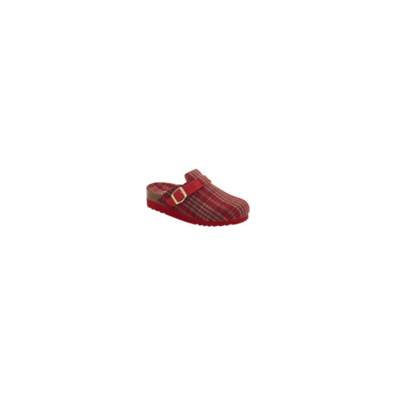 Scholl Shoes Calzatura Amiata Textile Woman Red Tessuto 38