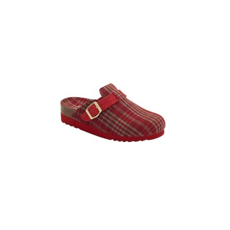 Scholl Shoes Calzatura Amiata Textile Woman Red Tessuto 38