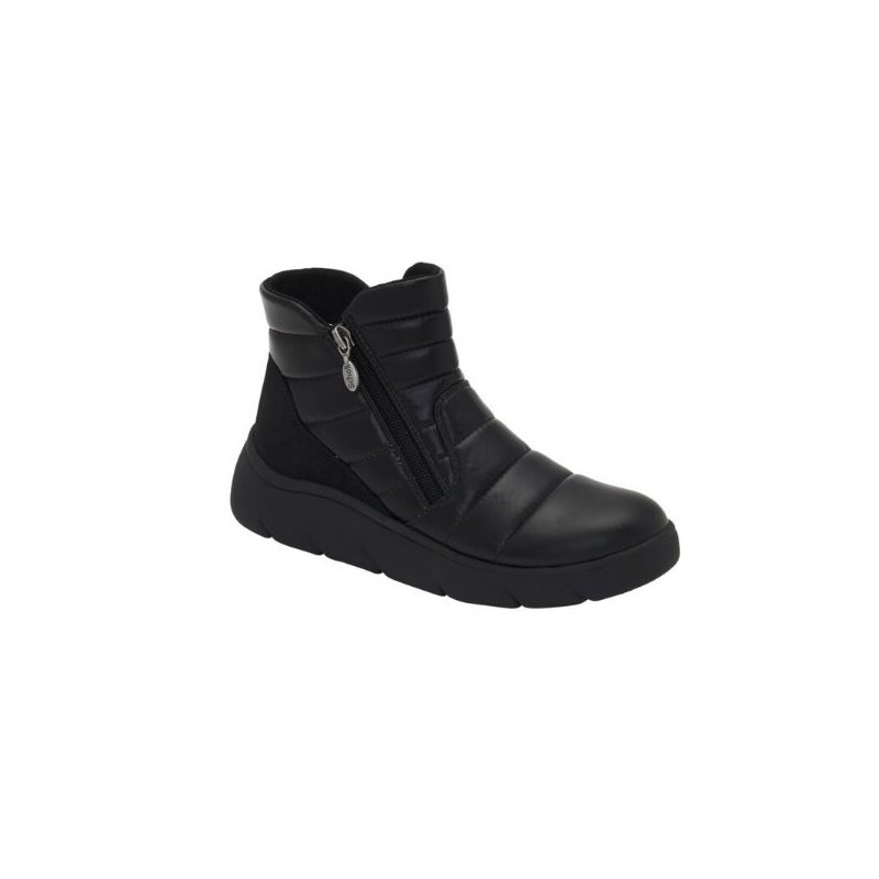 Scholl Shoes Calzatura Aprica Nylon+suede Woman Black Nylon + Pelle Scamosciata 38