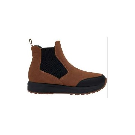 Scholl Shoes Calzatura Beverly Bootie Suede+synthetic Woman Cognac Pelle Scamosciata + Similpelle 38