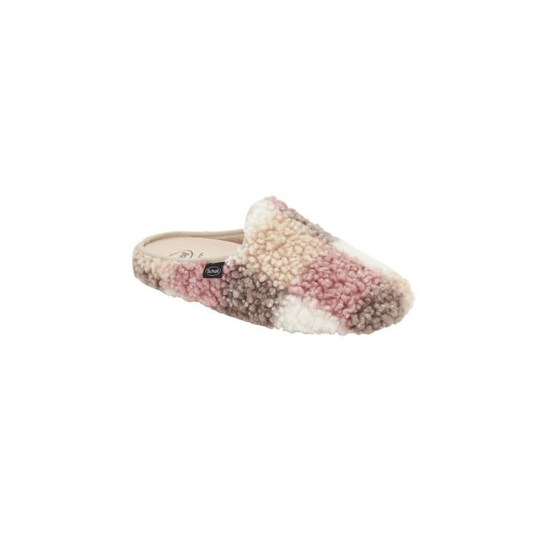 Scholl Shoes Calzatura Maddy Curly Synthetic Fur Woman Pink/multi Pelliccia Sintetica Arricciata 37