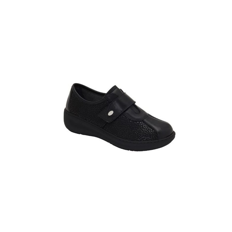 Scholl Shoes Calzatura Magali' Elasticated+leather Woman Black Elasticizzato + Pelle 38