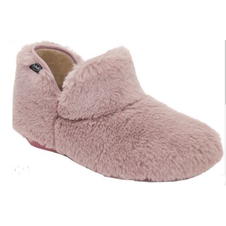 Scholl Shoes Calzatura Molly Bootie Synthetic Fur Woman Dusty Pink Pelliccia Sintetica 38