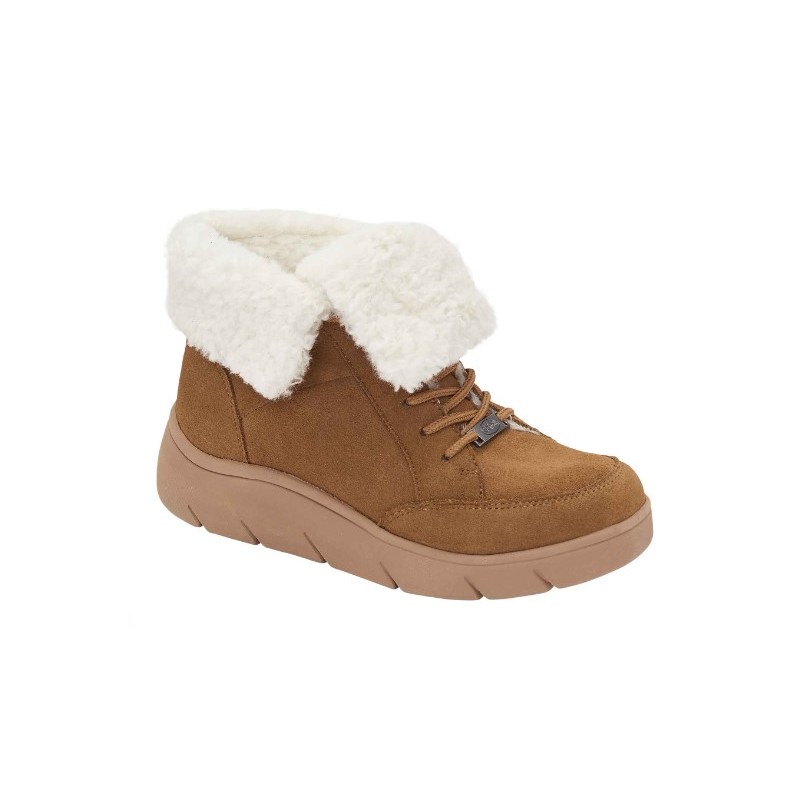 Scholl Shoes Calzatura Stelvio Suede+synthetic Fur Woman Camel Pelle Scamosciata + Pelliccia Sint. 37