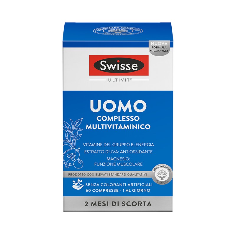 Health And Happiness It. Swisse Multivit Uomo 60 Compresse