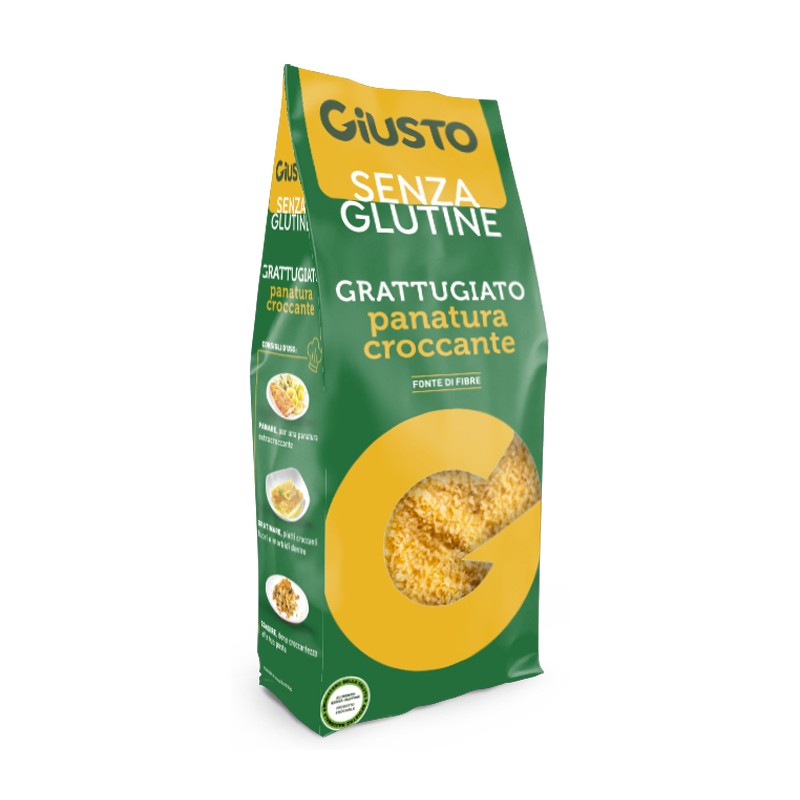 Farmafood Giusto Senza Glutine Grattugiato Panatura Croccante 200 G