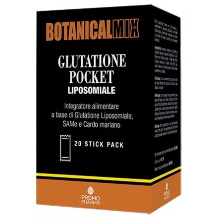 Promopharma Botanicalmix Glutatione Pocket Liposomiale 20 Stick Da 2 G