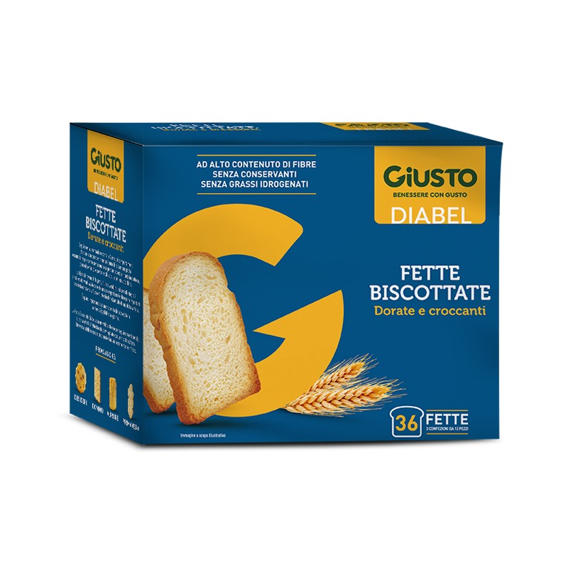 Farmafood Giusto Diabel Fette Biscottate 300 G