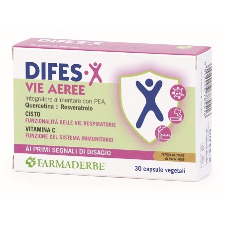 Farmaderbe Difes X Vie Aeree 30 Capsule