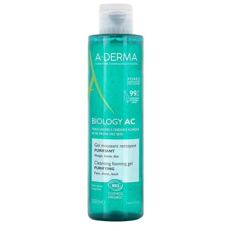 Aderma Biology Ac Gel Detergente Schiumogeno Purificante 200 Ml