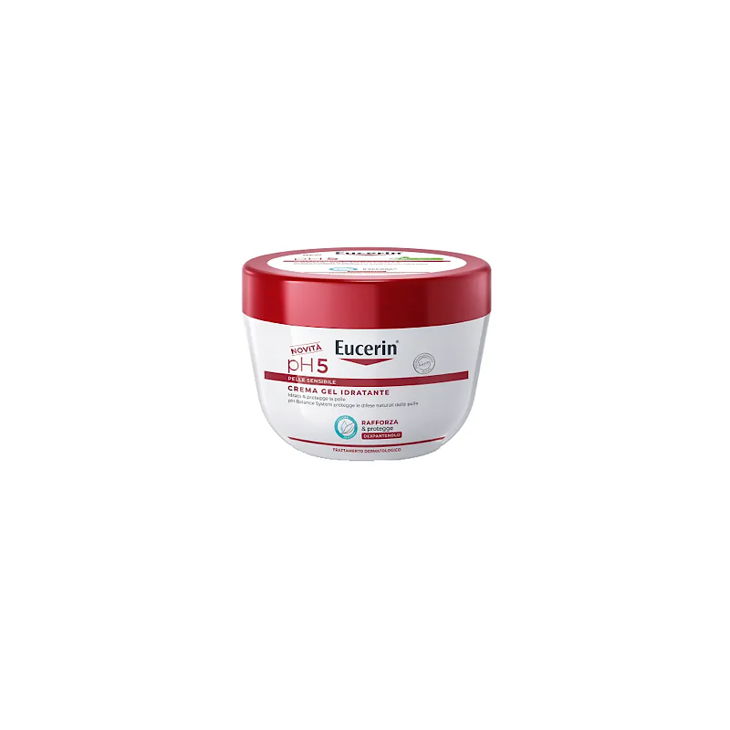 barattolo 350 ml gel crema corpo eucerin pH5