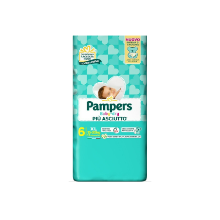 Fater Pampers Baby Dry Pannolino Downcount Xl 13 Pezzi