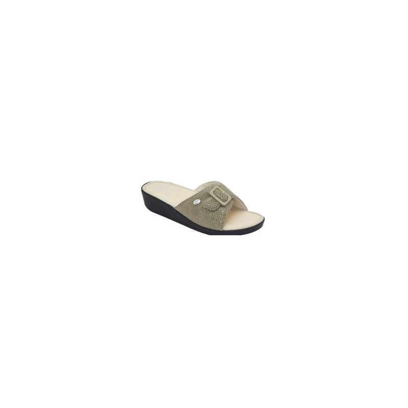 Scholl Shoes Mango Patent Suede Woman Sage 37 Materiale Pelle Scamosciata Stampata Fodera Tomaia Pelle Sottopiede Similpelle Suo