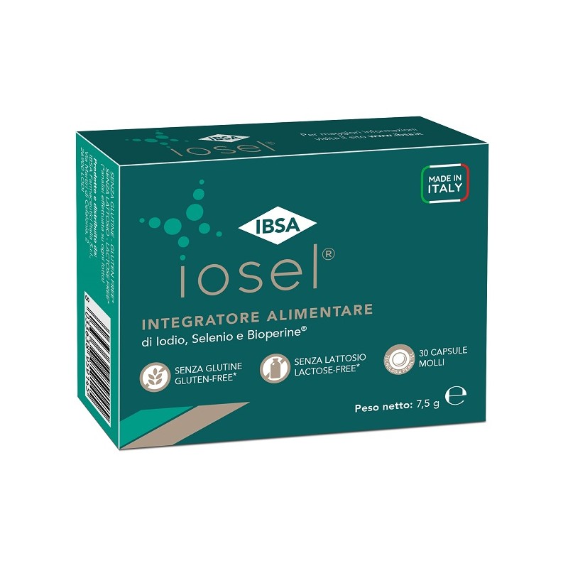 Confezione da 30 capsule Molli di Iosel della Ibsa Farmaceutici