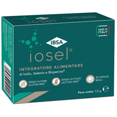 Confezione da 30 capsule Molli di Iosel della Ibsa Farmaceutici