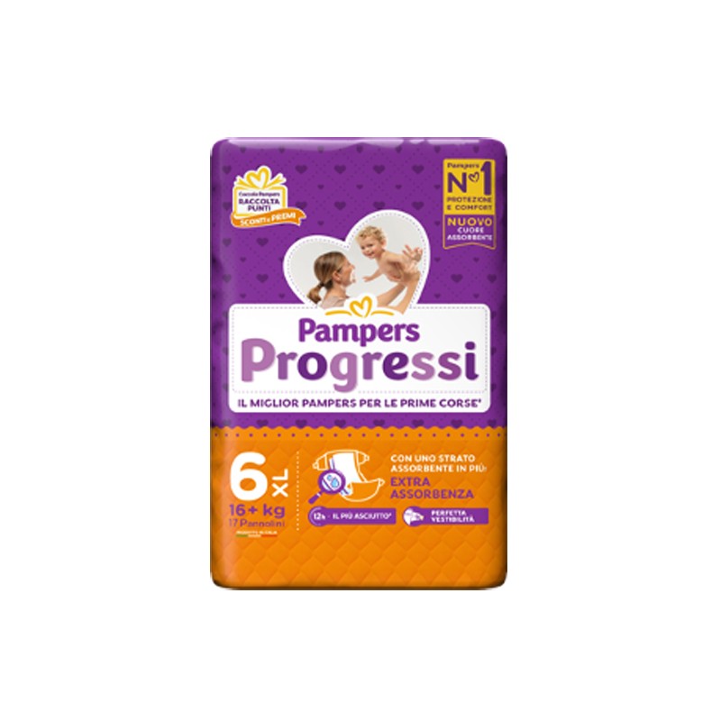 Fater Pampers Progressi Xl 17 Pezzi