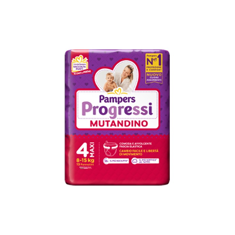 Fater Pampers Progressi Mutandina Maxi 19 Pezzi