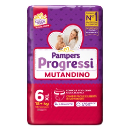 Fater Pampers Progressi Mutandina Xl Cp 15 Pezzi