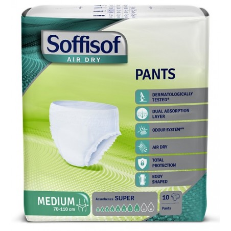 S. I. L. C. Pannolone Soffisof Air Dry Pants Super Medium 10 Pezzi