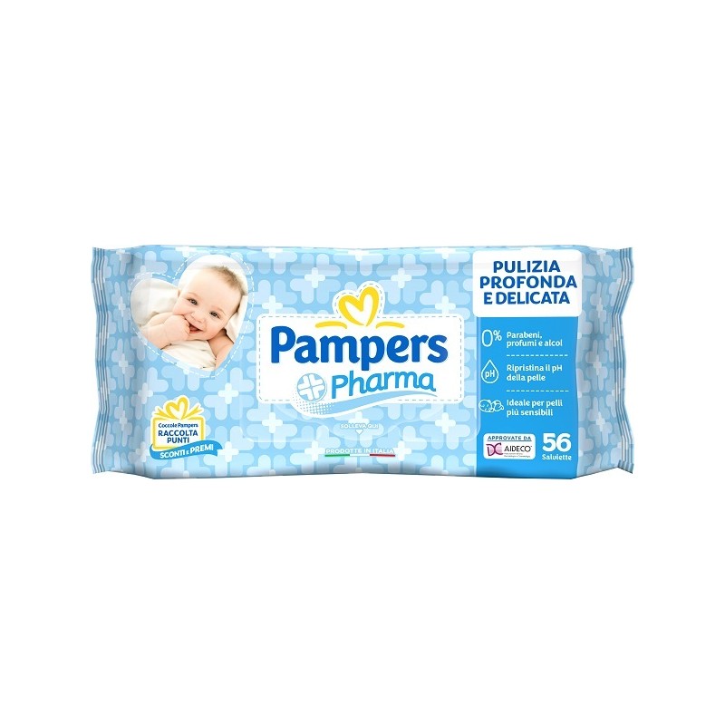 Fater Pampers Pharma Salviette 56 Pezzi