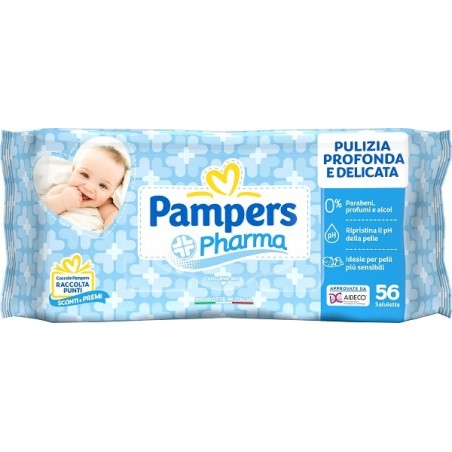 Fater Pampers Pharma Salviette 56 Pezzi