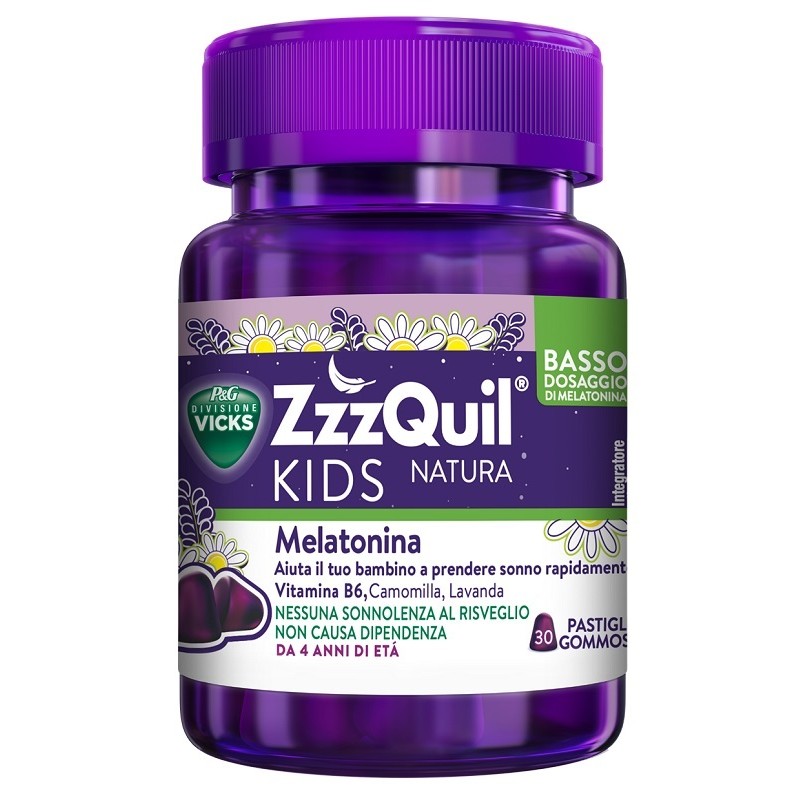 Procter & Gamble Vicks Zzzquil Kids Natura 30 Pastiglie Gommose